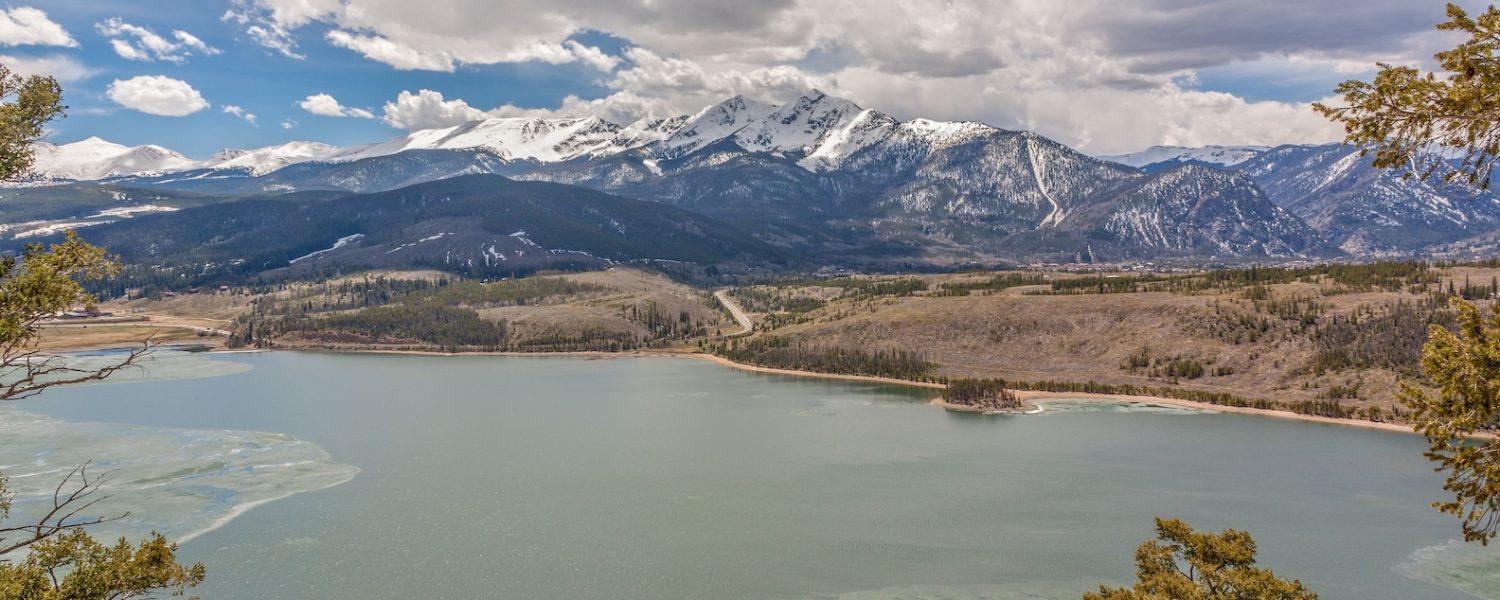 Dillon Reservoir Colorado in Spring